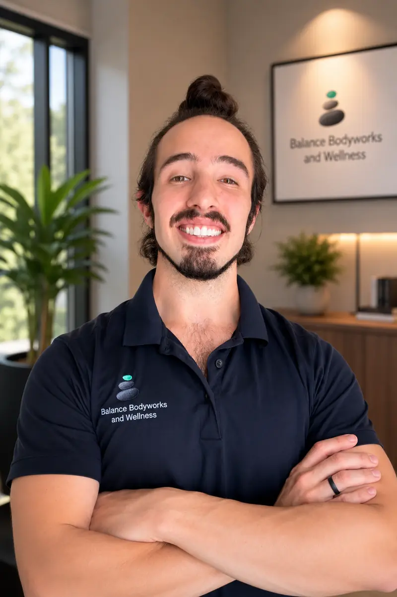 Adam Clair, licensed massage therapist at Balance Bodyworks & Wellness