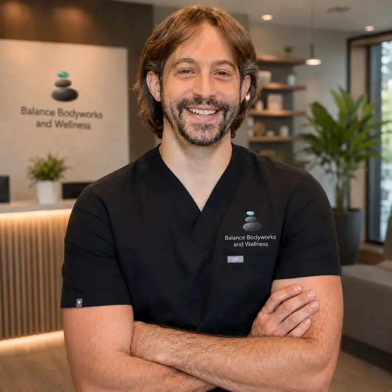 Jonathon Kirkland, licensed massage therapist at Balance Bodyworks & Wellness