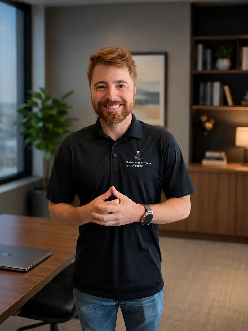 Josh Gibson, licensed massage therapist at Balance Bodyworks & Wellness