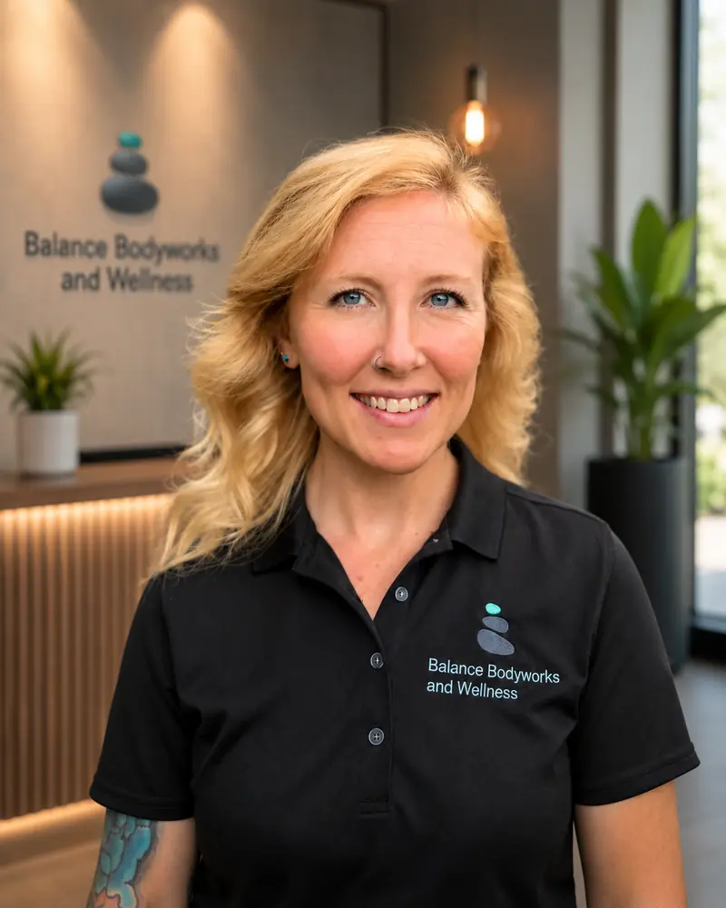 Zoe Conn, licensed massage therapist at Balance Bodyworks & Wellness